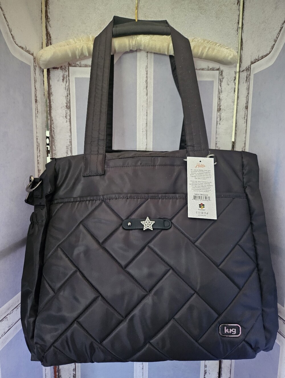 $140 Retail NWT Lug Saunter & Sway Tote, Wristlet, & Star Charm, Sold Out Items!